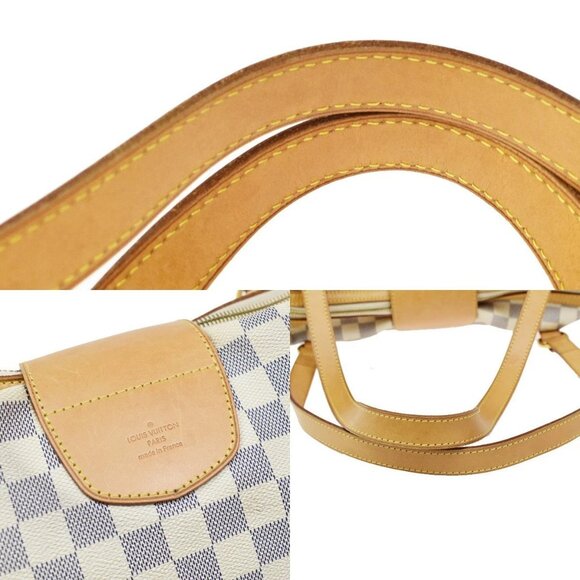 LOUIS VUITTON LV Stresa PM Shoulder Bag Damier Azur Leather White - Picture 8 of 14